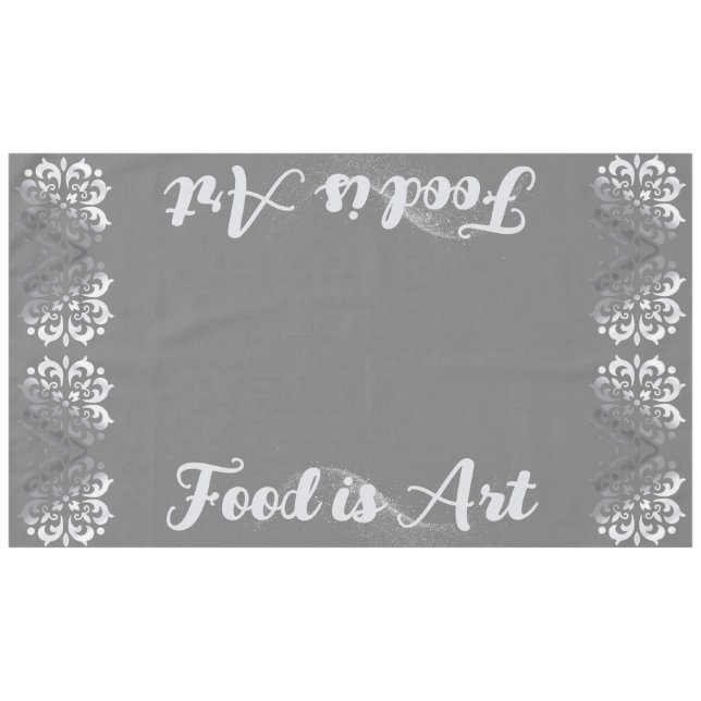 Nappe Silver et monogramme gris paisible | (Devant (Horizontal))
