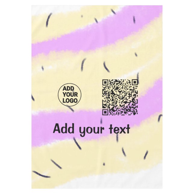 Nappe Simple minimal q r code add logo scan code name te (Devant)