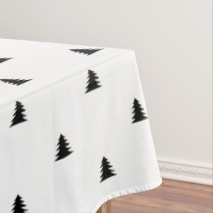 Nappe Simple Monochromie Pine de Noël Scandi