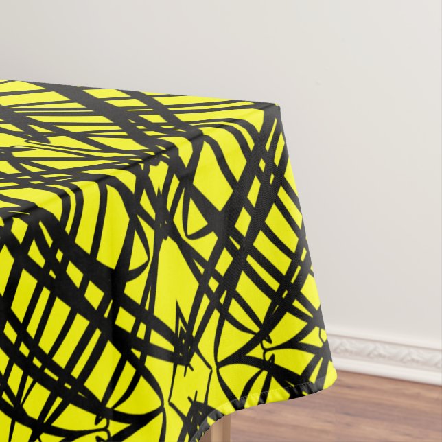 Nappe Simple Scribble | Carreaux miroir | Jaune | (In Situ)
