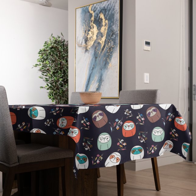 Nappe Sloth sombre (table cloth)