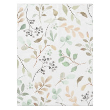 Soft Nature Floral Table Cover | Tablecloth