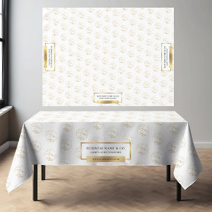 Nappe Spectacle moderne Gold Business Logo Motif Chic Cr