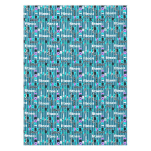 Nappe sport fitness texte clair motif pour sportswear