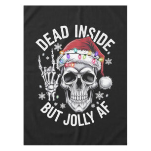 Nappe Squelette de Cadeau de Noël Mort à l'Intérieur Mai