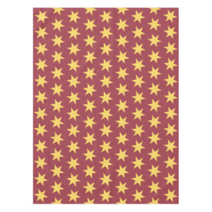 Nappe Star Motif Trending Colors Maroon Gold