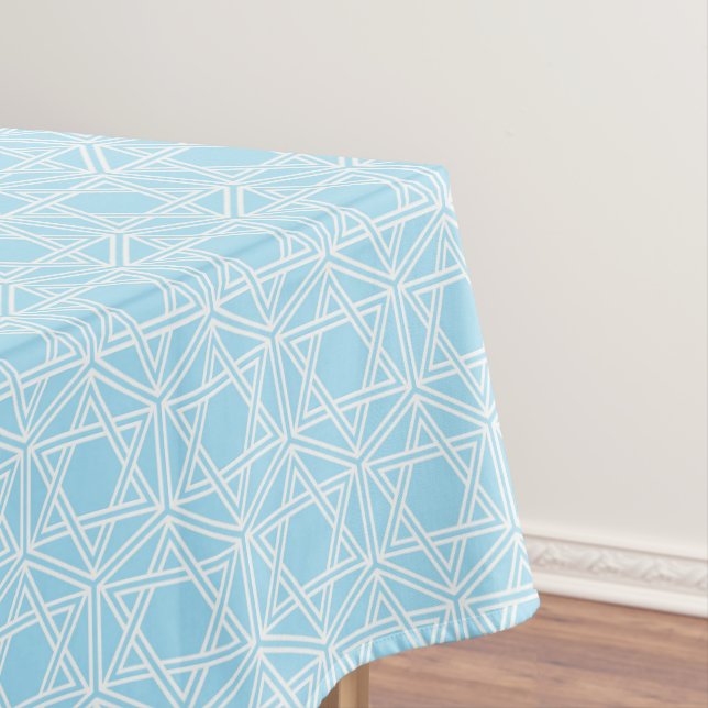 Nappe Star of David Tablecloth - Judaïque - Table Settin (In Situ)