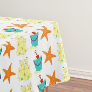 Nappe Starfish Sandcastle Sand Pail Summer Beach Imprime