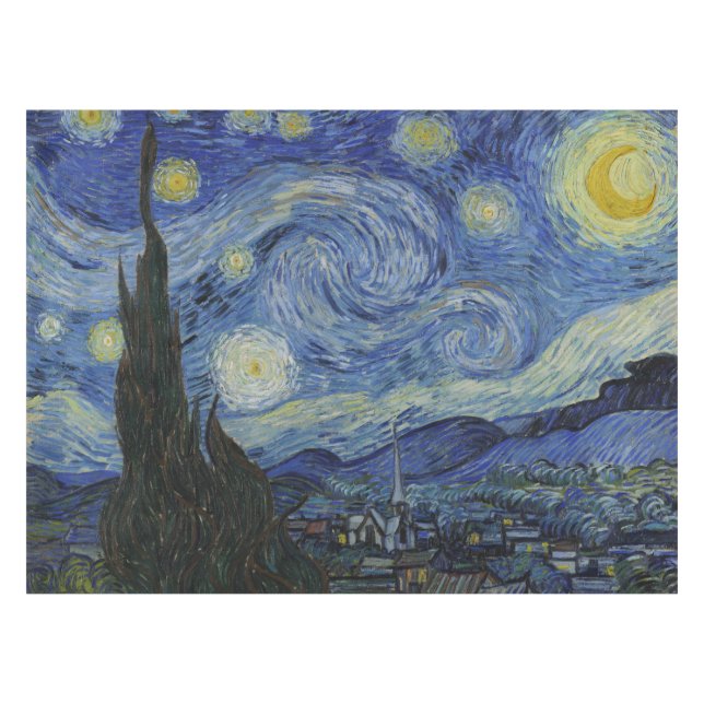 Nappe Starry Night Vincent van Gogh (Devant (Horizontal))
