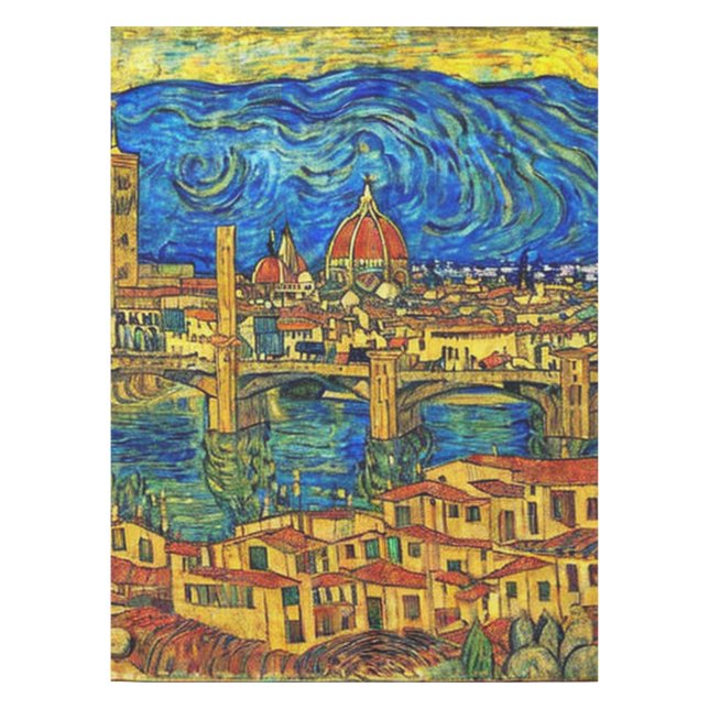 Nappe Starry Starry Night Florence Italie (Devant)