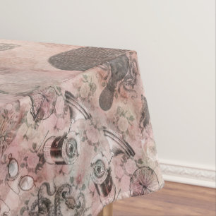 Nappe Steampunk romantique   Ephémère Vintage antique