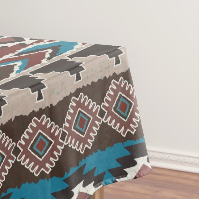 Nappe Style ethnique, motif géométrique, Aztèque (In Situ)