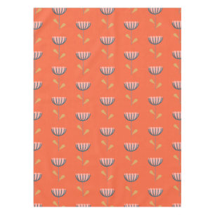 Nappe Style folklorique scandinave Fleur simple en orang