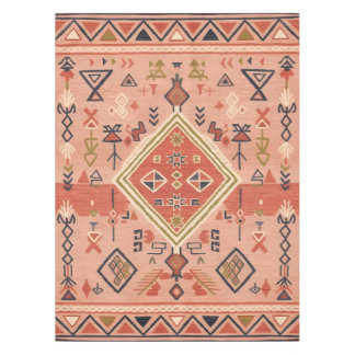 Nappe Sun-Kissed Hand-Drawn Moroccan Tribal Art