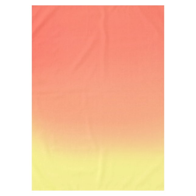 Nappe Sunset Ombre jaune et orange (Devant)