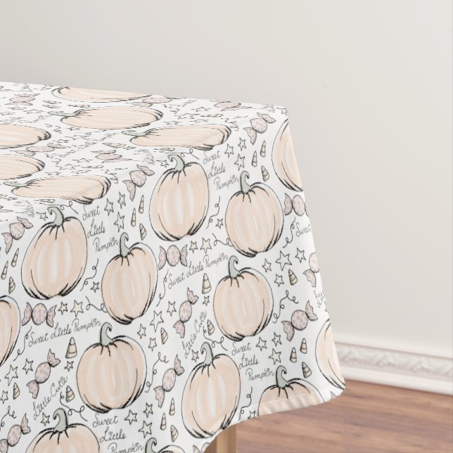 Nappe Sweet Little Citrouille Pastel Halloween (In Situ)