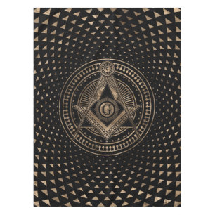 Nappe Symbole de la franc-maçonnerie Carré et camionne