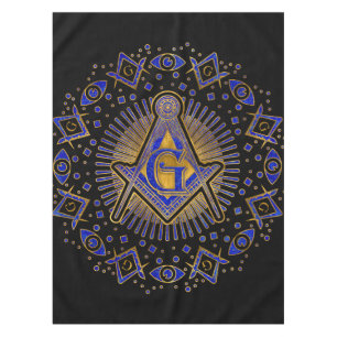 Nappe Symbole de la franc-maçonnerie Carré et camionnett