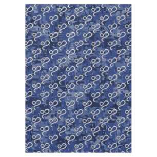 Nappe Symbole Leo Zodiac sur le camouflage numérique ble