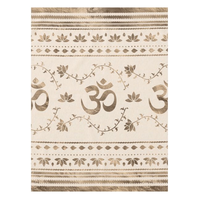 Nappe Symbole OM - or pastel (Devant)