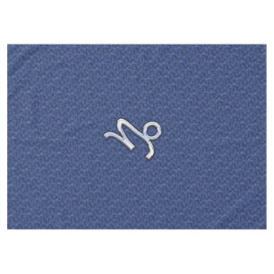 Nappe Symbole Zodiaque Capricorne d'argent Camouflage bl