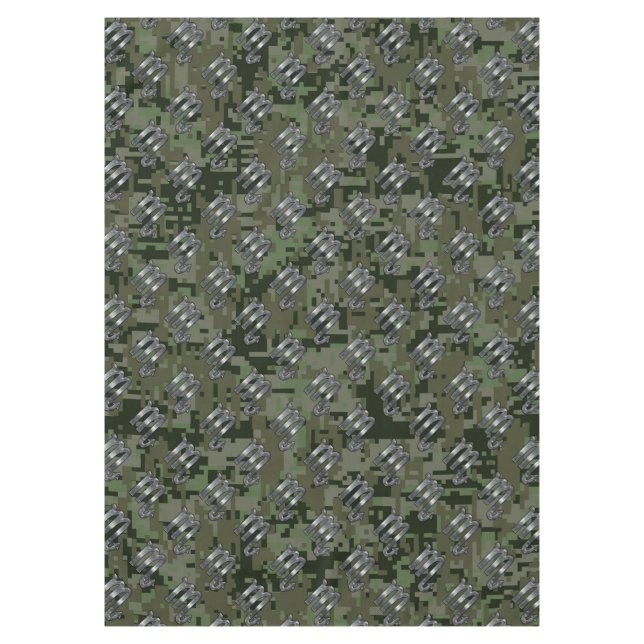 Nappe SYMBOLE Zodiaque Scorpio Camo numérique vert olive (Devant)
