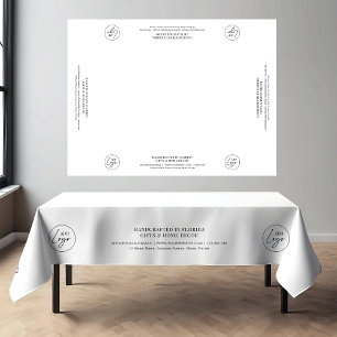 Nappe Table minimaliste blanche d'artisanat de marque lo