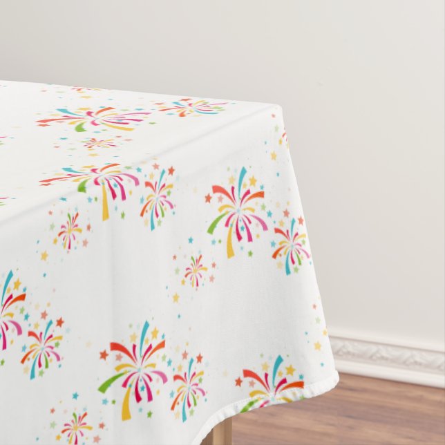 Nappe Tablecloth 4 juillet Feu d'artifice (In Situ)