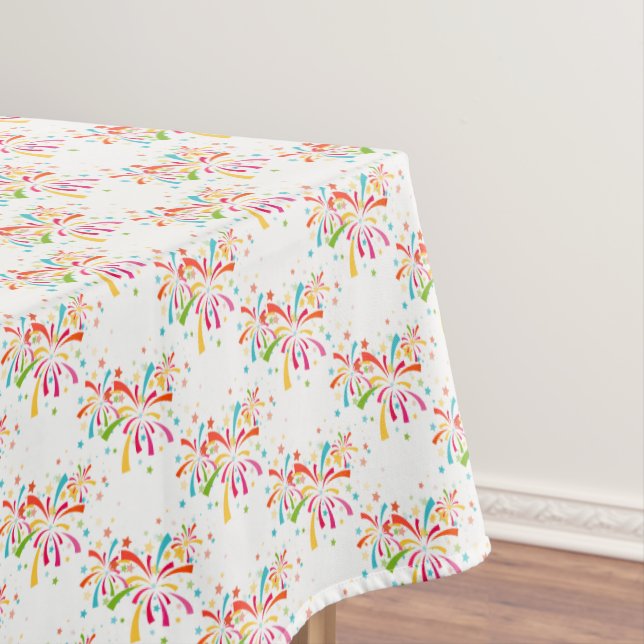 Nappe Tablecloth 4 juillet Feu d'artifice (In Situ)