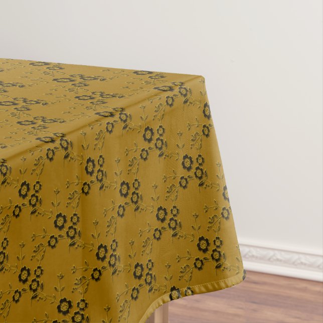 Nappe TABLECLOTH EN COTON FS Style 1-Gold-52x70 (In Situ)