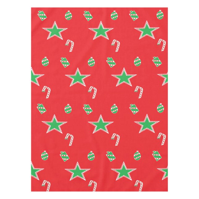 Nappe Tablecloth Polka Dot Design - Noël (Devant)