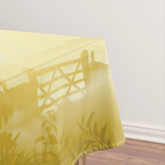 Nappe Tablecloth Sunny Matin Farm Pays Rustique Sunri (In Situ)
