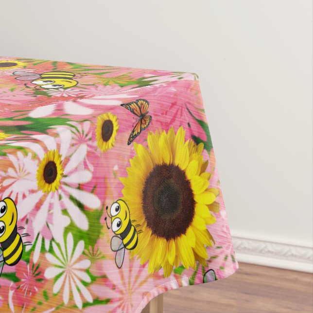 Nappe Tablecolette de papillon de tournesol Bumblebee (In Situ)