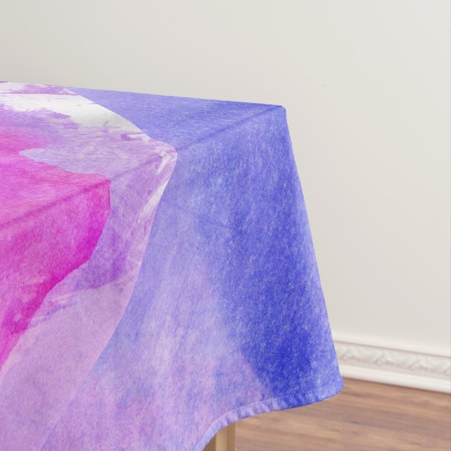 Nappe Taches roses, pourpres, turquoises, et bleues (In Situ)