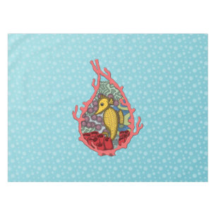 Nappe Tanga the Seahorse Tablecloth