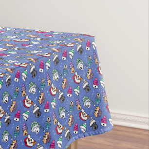 Nappe Tapisserie de chien d'hiver