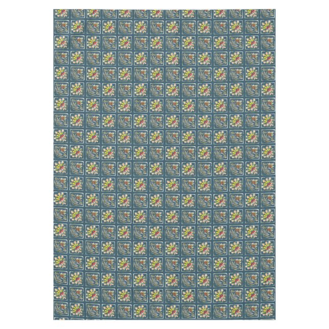 Nappe Tapiz de cuadros de flores (Devant)