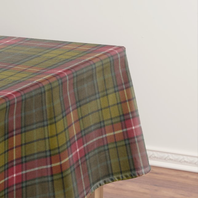 Nappe Tartan écossais Patiné Buchanan (In Situ)