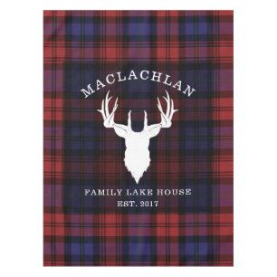Nappe Tartan Plaid Clan MacLachlan Family Lake House