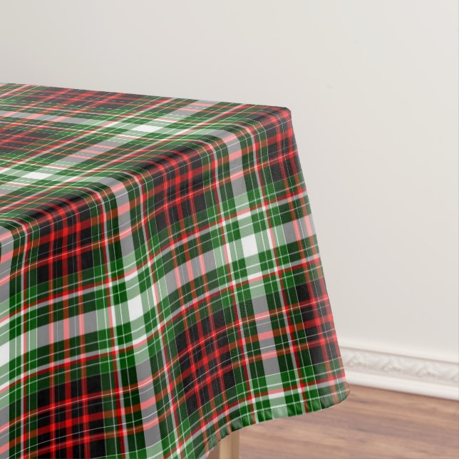 Nappe Tartan Plaid, Noël, Vert Rouge Blanc (In Situ)