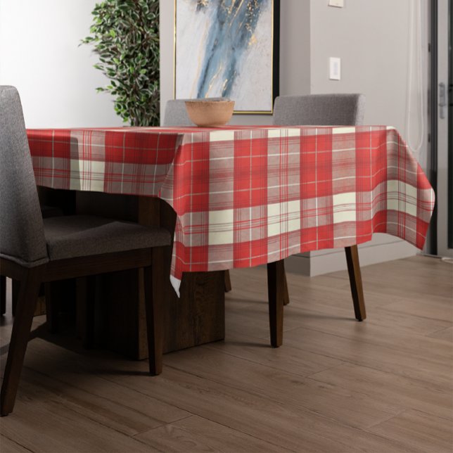 Nappe tartan rouge et blanc (Créateur téléchargé)