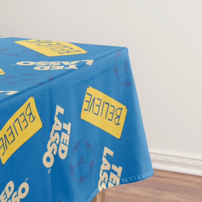Nappe Ted Lasso | Croyez le Motif de signe et de balle (In Situ)