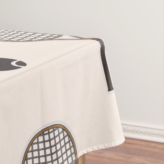 Nappe Tennis Soft Rose & Brown Nom personnalisé Fille Sp (In Situ)