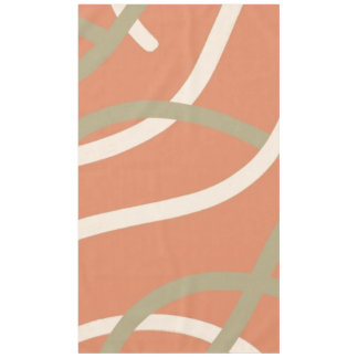 Nappe Terracotta Linework Pattern | Cream & Olive