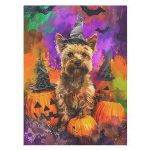 Nappe Terrorisant Cairn Terrier Chien Halloween Sorcière