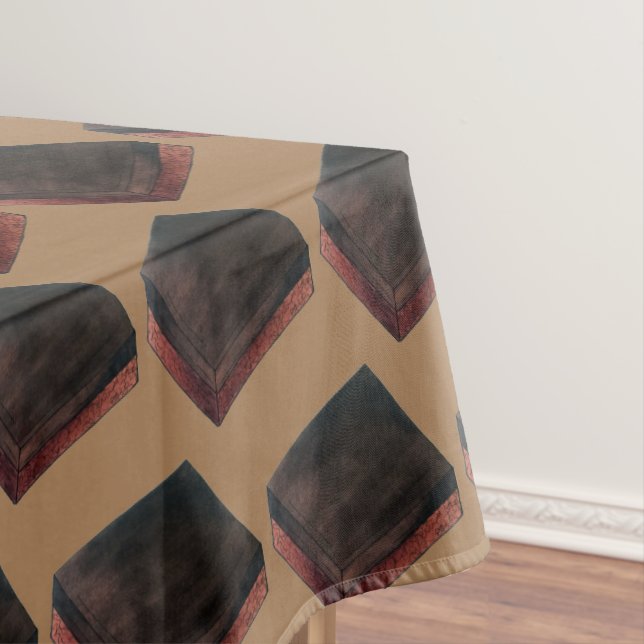 Nappe Texas TX Chocolat Feuille de gâteau Texan Food Des (In Situ)