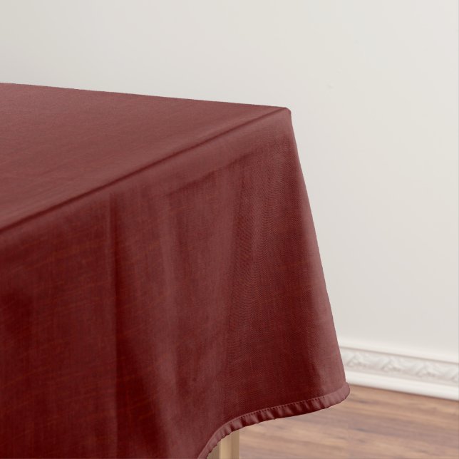 Nappe Texturé rouge foncé, brun rouge.  (In Situ)