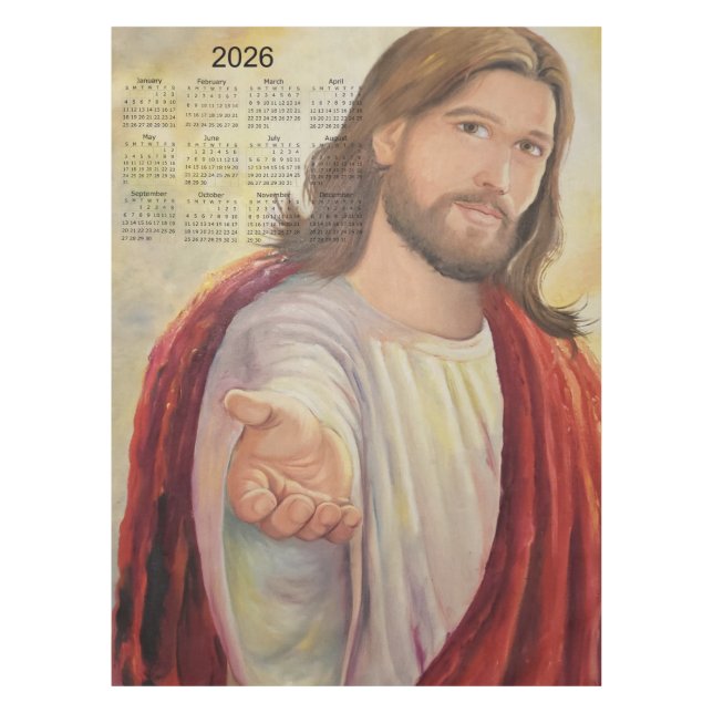 Nappe The Divine Invitation: Jesus 2026 Calendar (Devant)