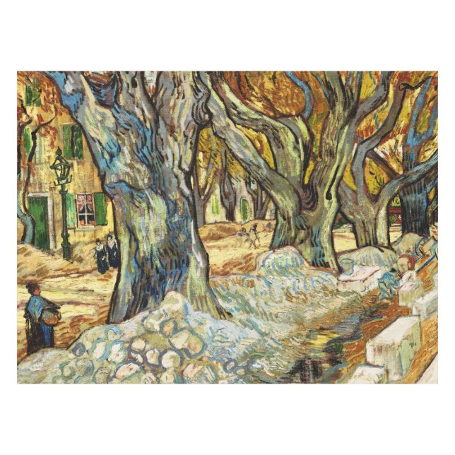 Nappe The Large Plane Trees By Vincent Van Gogh (Devant (Horizontal))