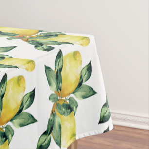 Nappe Thème Citron pour une Fête de Mariage